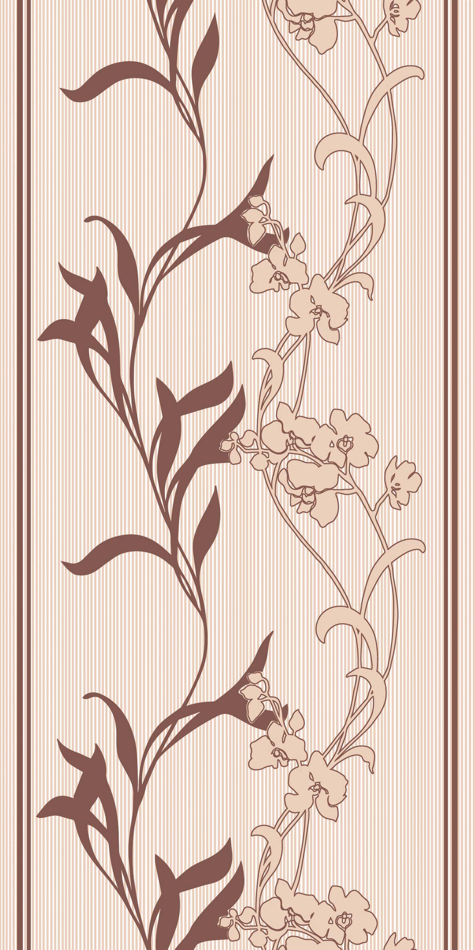 Пленка для термопереноса 339-4 орхидеи персик из коллекции Freedom