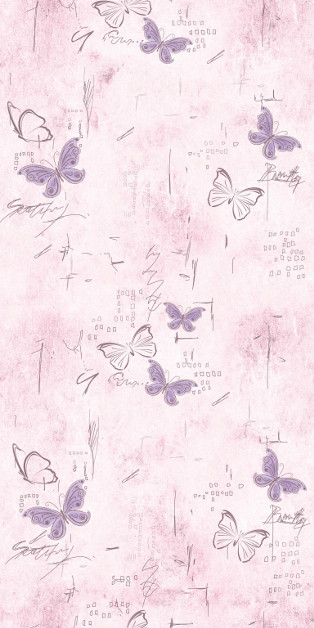 Пленка для термопереноса 337-3 бабочки из коллекции Freedom